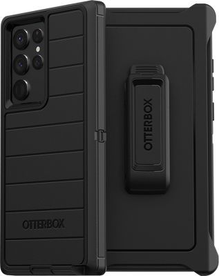 Defender Pro Series Case for Galaxy S22 Ultra - Black