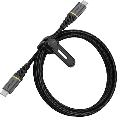 OtterBox Premium Fast Charge Cable 1M - USB-C to USB-C - Glamour Black | Verizon