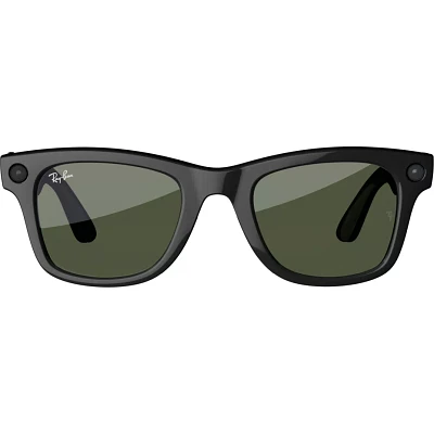 Ray-Ban Meta Wayfarer Standard Smart Glasses with G15 Green Lenses - Shiny Black | Verizon