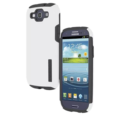 Incipio Double Covers Silicone and Hard Cover White Gray | Verizon