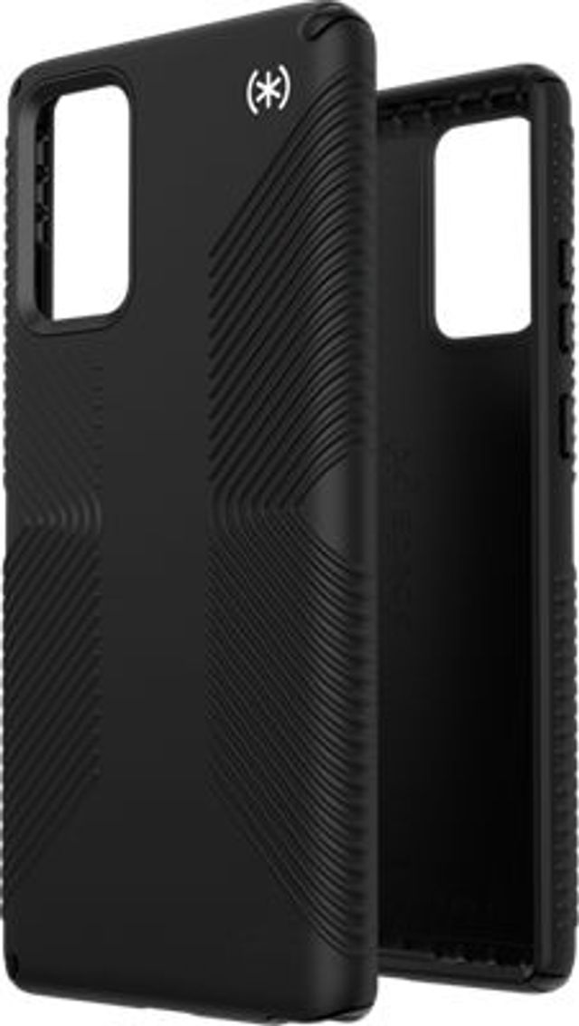 Speck Products Presidio2 Grip Samsung Galaxy S22+ Case, Black/Black/White