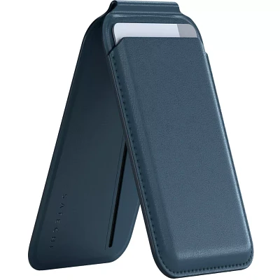 Satechi Vegan Leather Magnetic Wallet Stand - Blue | Verizon