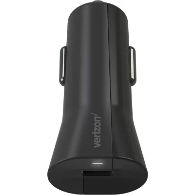 Verizon Car Charger with USB-C Port - Black