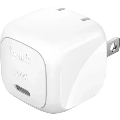 Belkin BoostCharge USB-C Wall Charger 20W in White | Verizon