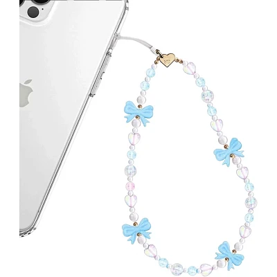 Velvet Caviar Bow Phone Charm - French Blue | Verizon