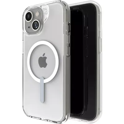 ZAGG Crystal Palace Snap Case with MagSafe for iPhone 15 iPhone 14 and iPhone 13 - Clear | Verizon