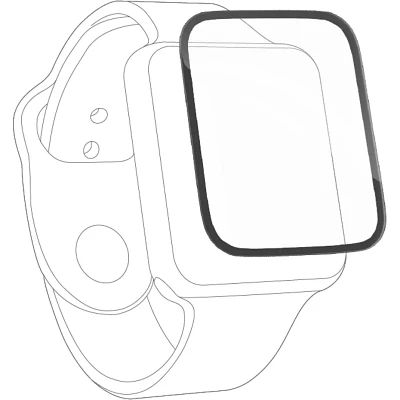 Zagg InvisibleShield GlassFusion+ Screen Protector for Apple Watch Series 4-6 and 1st/2nd Gen SE - 44mm | Verizon