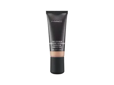 Base de maquillaje líquido MAC Longwear Nourishing Waterproof Foundation acabado mate