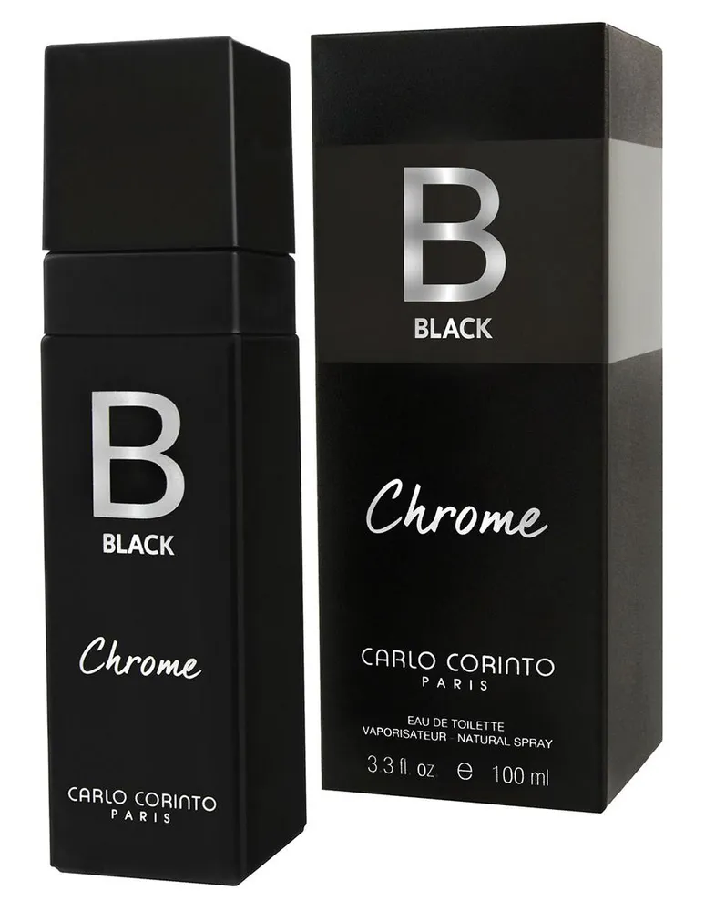 Eau de toilette Carlo Corinto Black Chrome para hombre