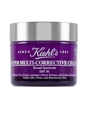 Crema facial Super Multi Corrective Kiehl's recomendada para prevenir signos de la edad