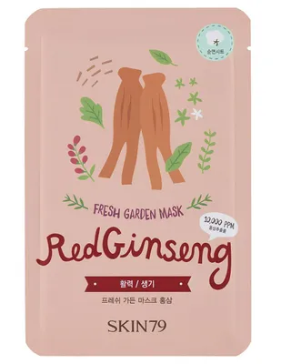 Mascarilla facial para revitalizar Skin 79 Red Ginseng Fresh Garden Mask