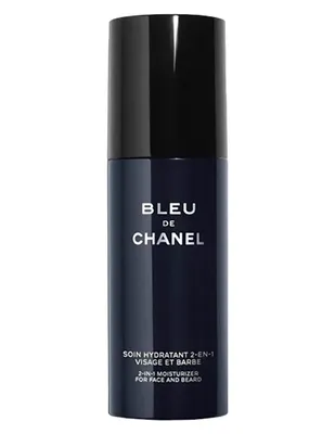 <b>CHANEL<br>BLEU DE CHANEL</b><br><span>TRATAMIENTO HIDRATANTE 2 EN 1 ROSTRO Y BARBA</span>