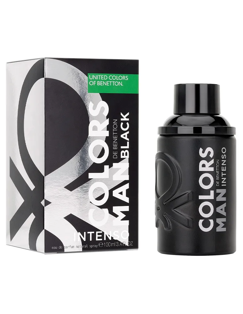 Eau de parfum Benetton Colors Man Black Intenso para hombre