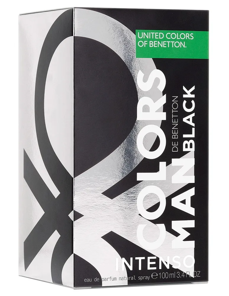 Eau de parfum Benetton Colors Man Black Intenso para hombre