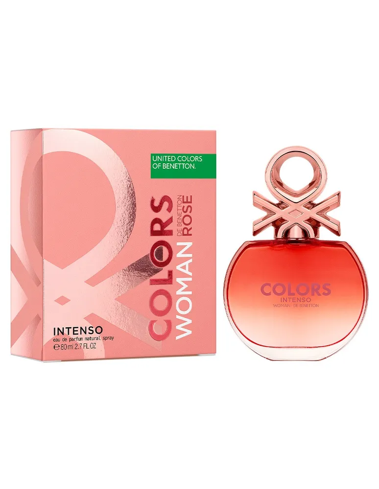 Eau de parfum Benetton Colors Woman Rose Intenso para mujer