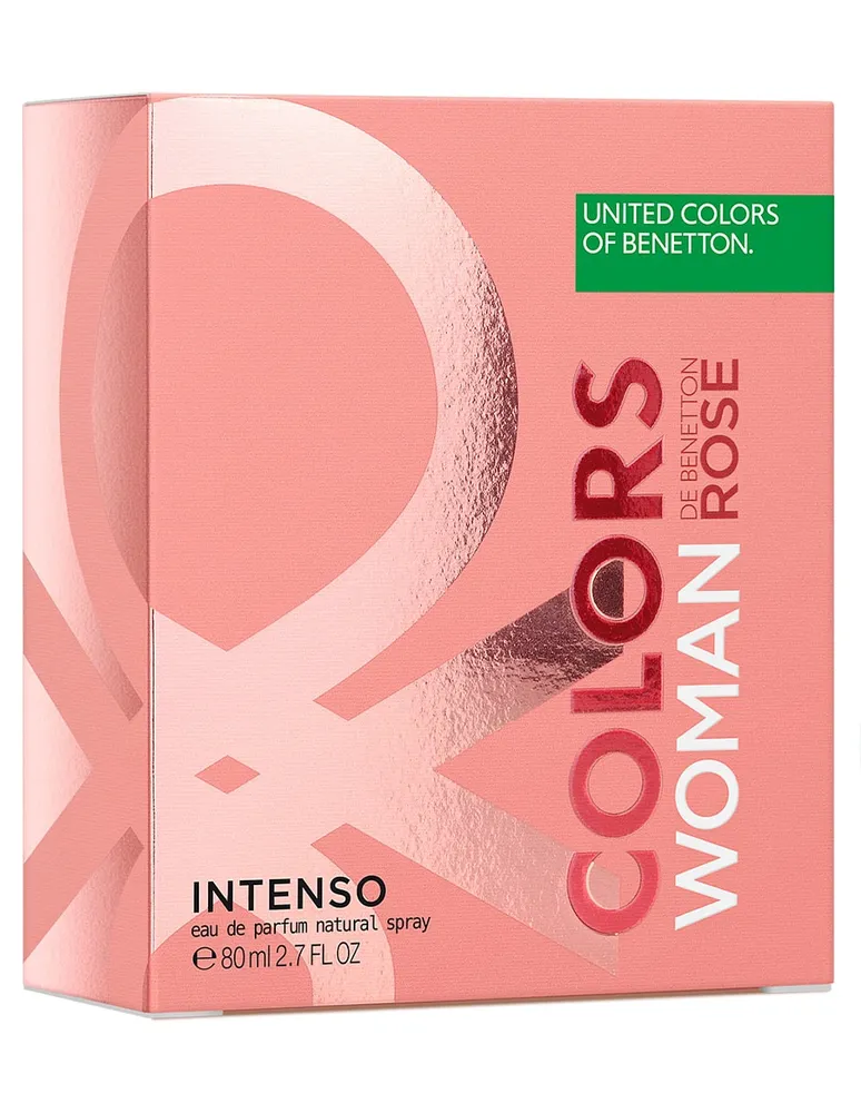 Eau de parfum Benetton Colors Woman Rose Intenso para mujer