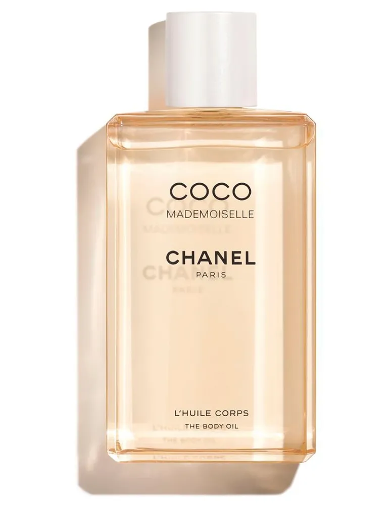 <b>CHANEL<br>COCO MADEMOISELLE </b><br><span>L'HUILE CORPS - ACEITE SEDOSO HIDRATANTE </span>