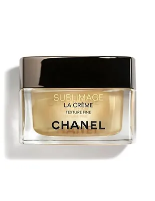 <b>CHANEL<br>SUBLIMAGE LA CRÈME TEXTURE FINE</b><br><span>MÁXIMA REGENERACIÓN DE LA PIEL</span>