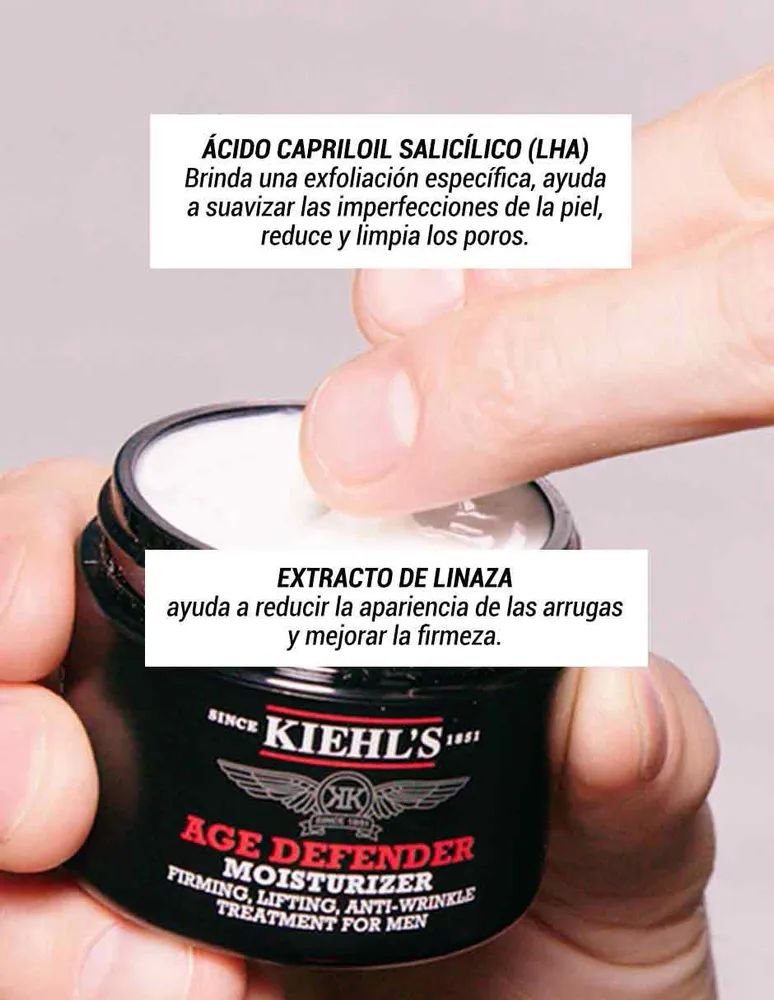 Crema para ojos Age Defender Moisturizer Kiehl's
recomendada para prevenir signos de la edad