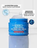 Crema facial Ultra Facial Oil-Free Gel Cream Kiehl's recomendada para hidratar