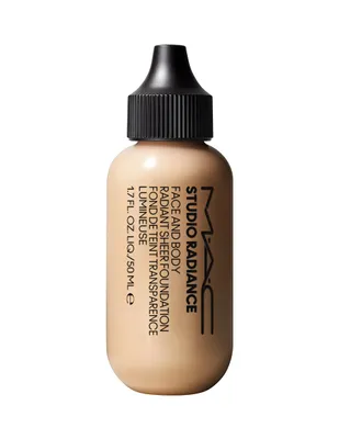 Base liquida M.A.C Studio Radiance Face & Body Radiant Sheer Foundation acabado satinado