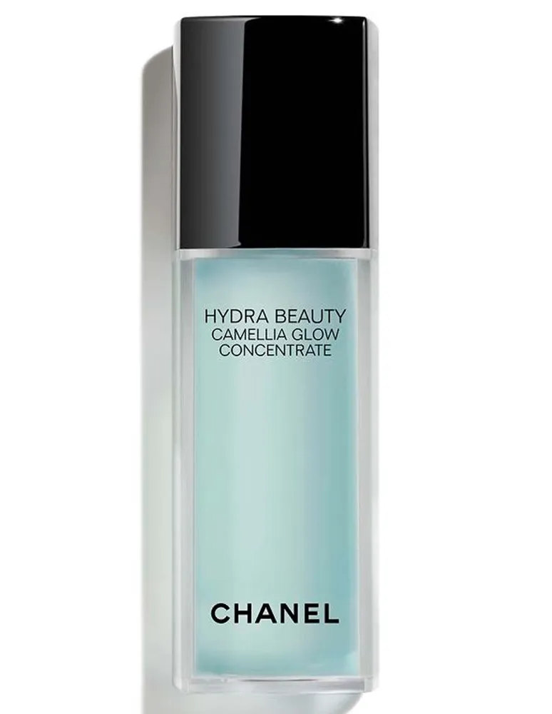 <b>CHANEL<br>HYDRA BEAUTY CAMELLIA GLOW CONCENTRATE</b><br><span>HIDRATANTE MICROEXFOLIANTE CON AHA</span>