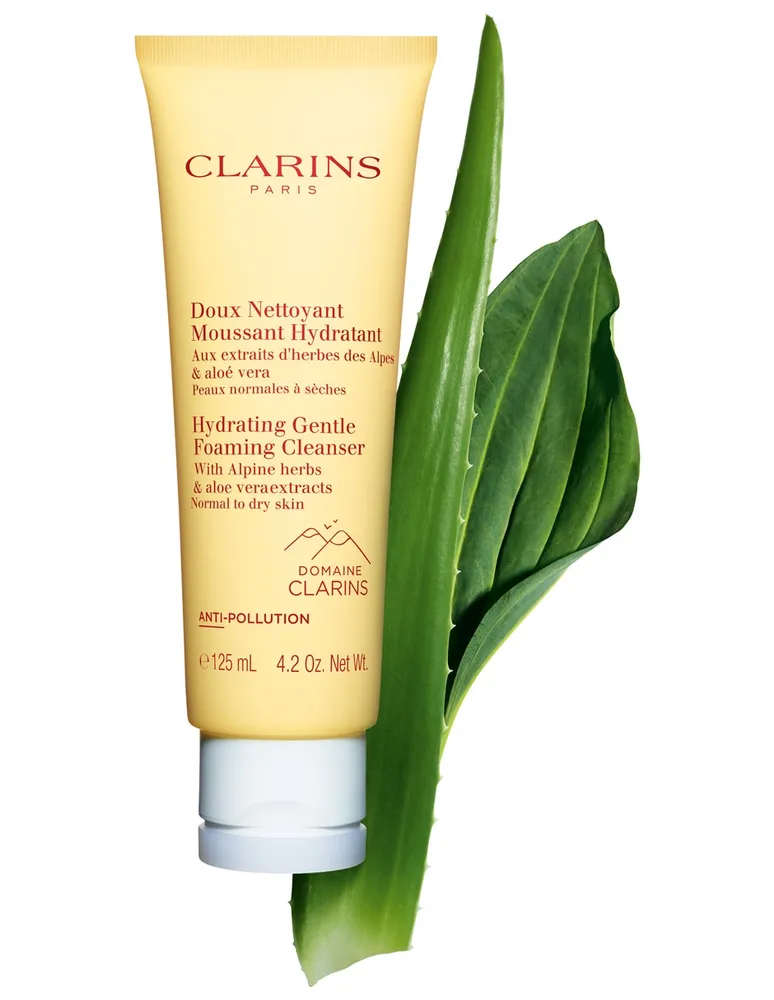 Limpiador facial Clarins Hydrating Gentle Foaming Cleanser