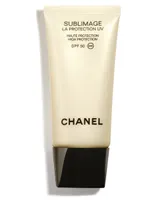 <b>CHANEL<br>SUBLIMAGE LA PROTECTION UV</b><br><span>MÁXIMA REGENERACIÓN Y PROTECCIÓN<br/>ALTA PROTECCIÓN SPF 50 </span>