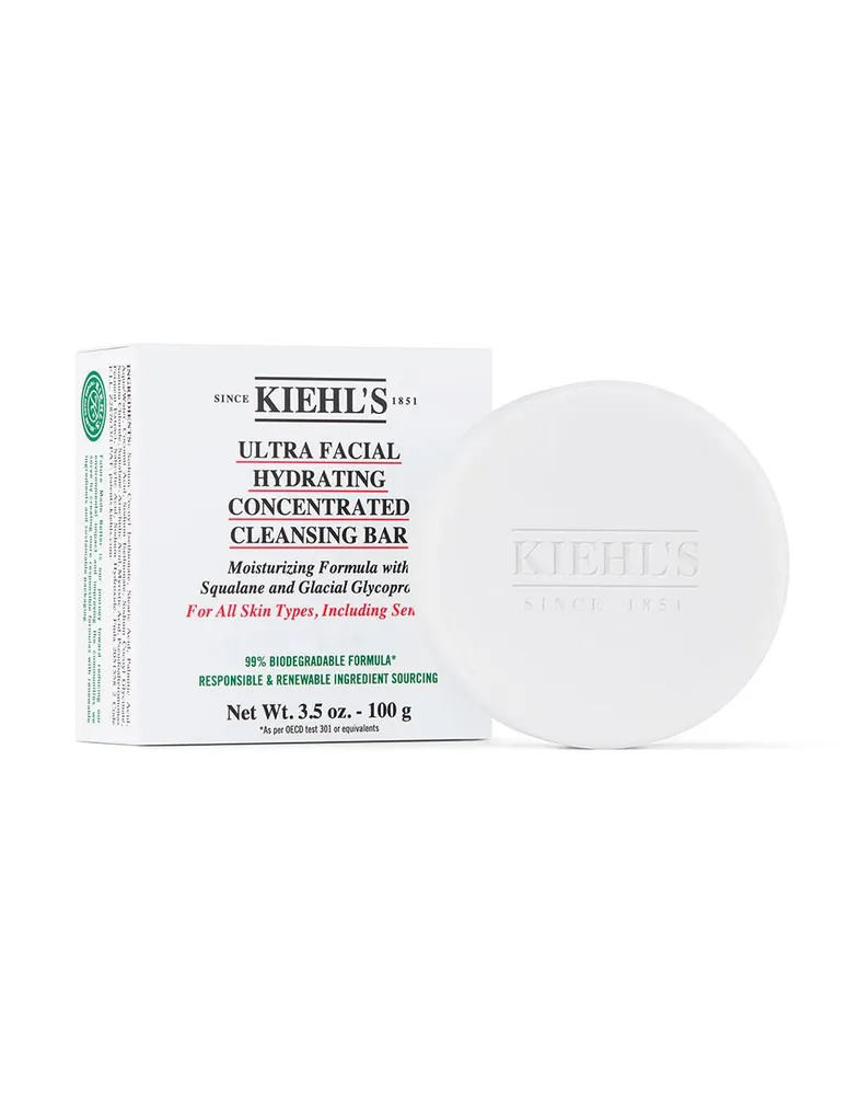 Jabón facial Kiehl's Ultra Facial Hydrating Concentrated Cleansing Bar