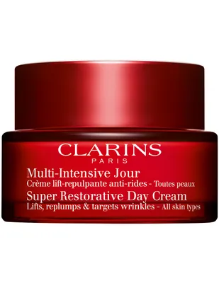 Crema facial Clarins Super Restorative Day recomendado para antiedad