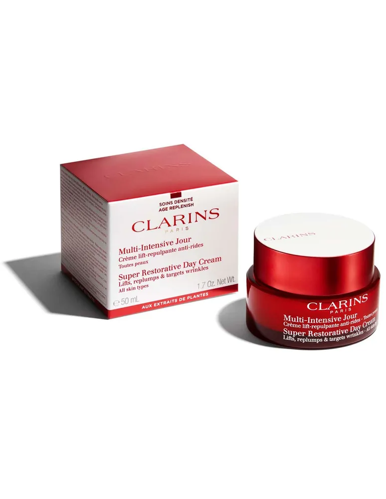 Crema facial Clarins Super Restorative Day recomendado para antiedad