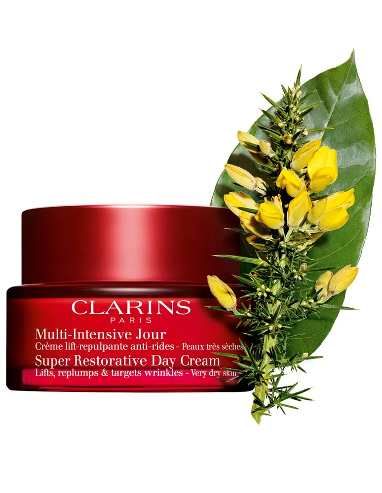 Crema facial Clarins Super Restorative Day Cream Dry Skin recomendado para antiedad