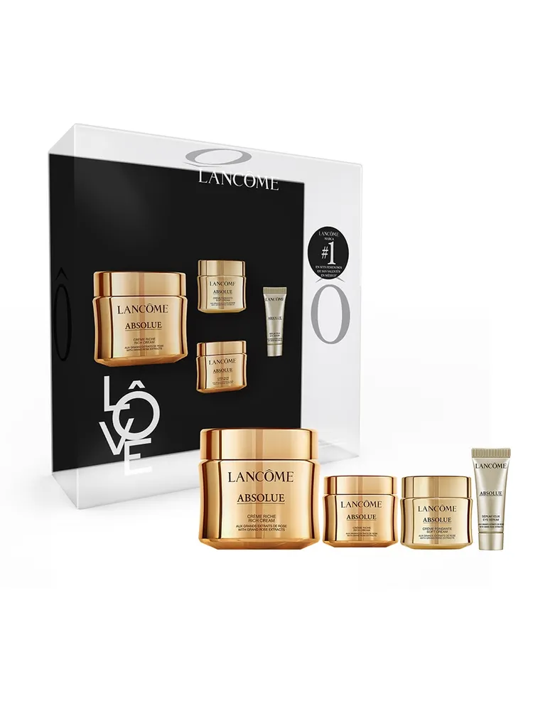 Tratamiento facial Lancôme Absolue Rich Cream Set de regalo San Valentín 2023 reafirmante