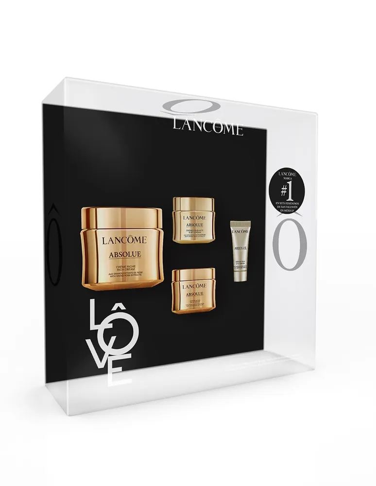 Tratamiento facial Lancôme Absolue Rich Cream Set de regalo San Valentín 2023 reafirmante