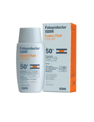 Fotoprotector facial Isdin Fusion Fluid Color SPF 50+ 50 ml
