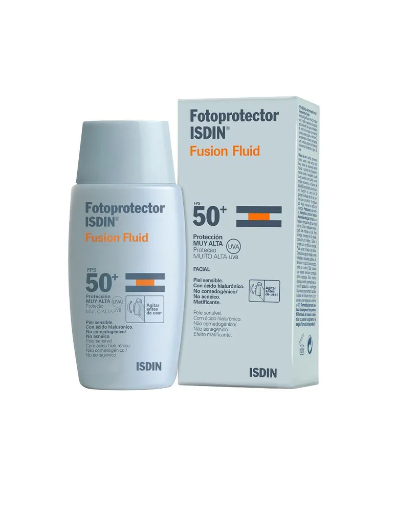 Fotoprotector facial Isdin Fusion Fluid SPF 50+ 50 ml