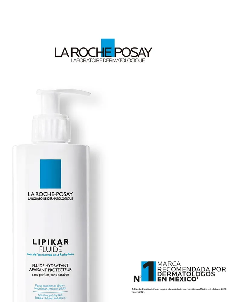 Crema corporal Soothing Protecting Hydrating Fluid Lipikar La Roche Posay recomendada calmar y aliviar la piel