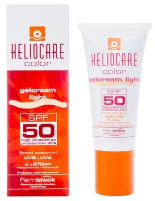 Protector Solar SPF 50 Color Gelcream light Heliocare 50 ml