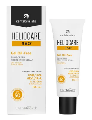 Protector solar FPS 50 Gel Oil-Free Heliocare 360° 50 ml