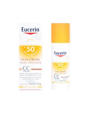Protector solar FPS 50+ Photoaging Control Eucerin CC Medio 50 ml