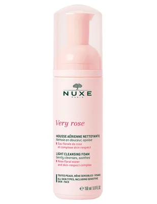 Limpiador de rostro Espuma Micelar Nuxe Very Rose recomendada para desmaquillar