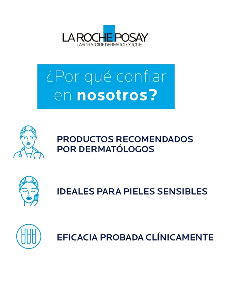 Jabón facial Barra de Limpieza Suave Antibrillo Effaclar La Roche Posay