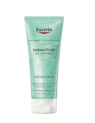 Exfoliante facial Eucerin Dermo Pure para piel grasa
