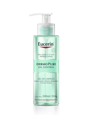 Gel limpiador facial Eucerin Dermopure piel grasa 200ml