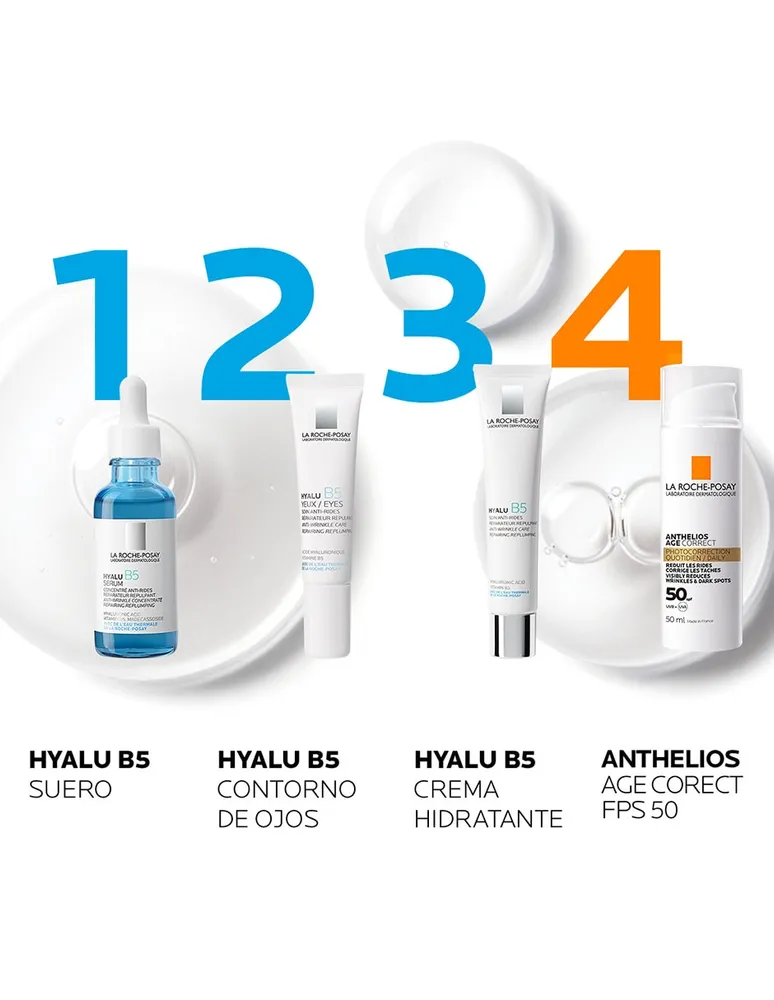 Serum de ácido hialurónico Hyalu B5 facial La Roche Posay todo tipo de piel 30 ml