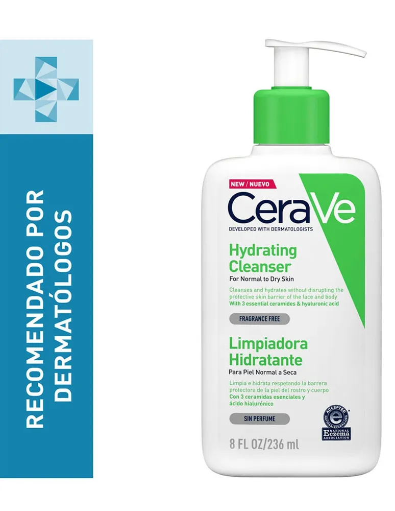 Limpiador facial y corporal Cerave para hidratar