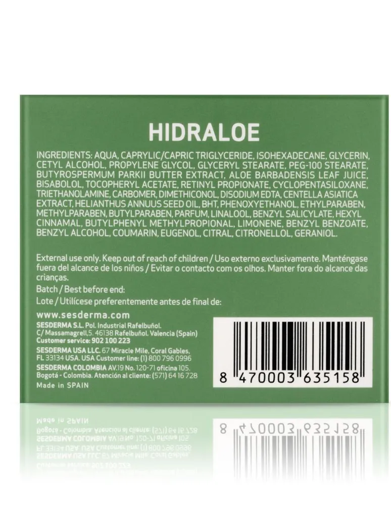 Crema facial Sesderma Hidraloe 50 ml