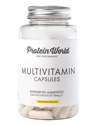 Suplemento alimenticio Protein World Multivitamin 90 cápsulas