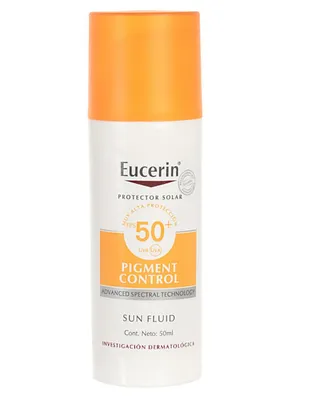 Protector solar FPS 50+ Pigment Control Eucerin Sun Fluid 50 ml