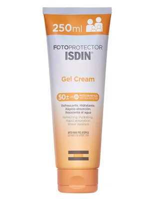 Protector solar FPS 50+ Gel Cream Isdin 250 ml